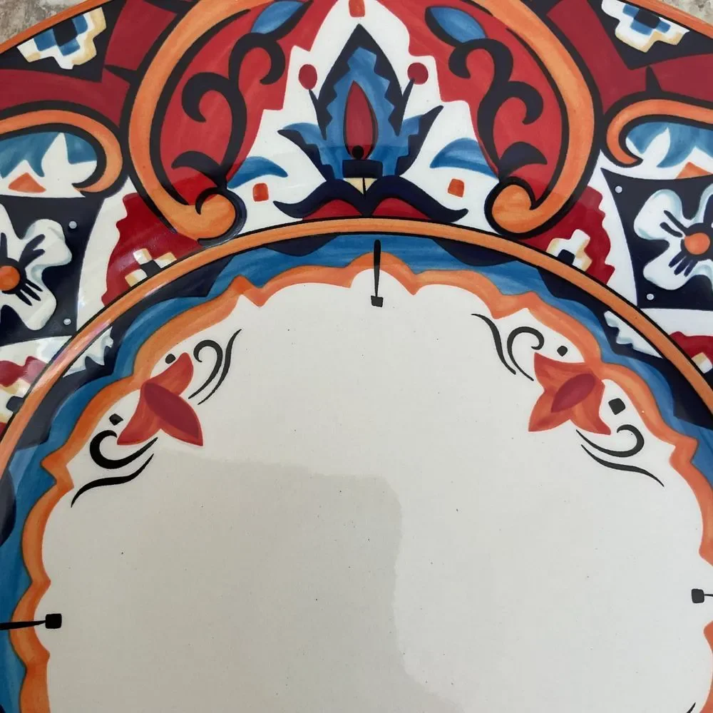 Pier 1 Imports Karina Tile Handcrafted‎ Earthenware Moroccan Design 11